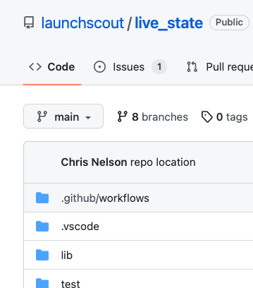 Screenshot of Live State repo on GitHub